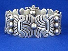 HECTOR AGUILAR MAGUEY SILVER BRACELET 1940'S