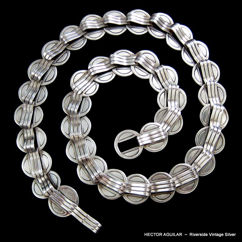 Hector Aguilar Silver Necklace c. 1940