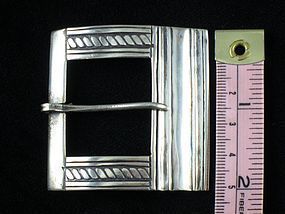 ARTEMIO NAVARRETE 980 STERLING SILVER BELT BUCKLE