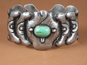 MATL MATILDE POULAT SILVER & TURQUOISE BRACELET