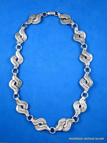 William Spratling Vintage Silver Necklace 1940's (item #1346291)