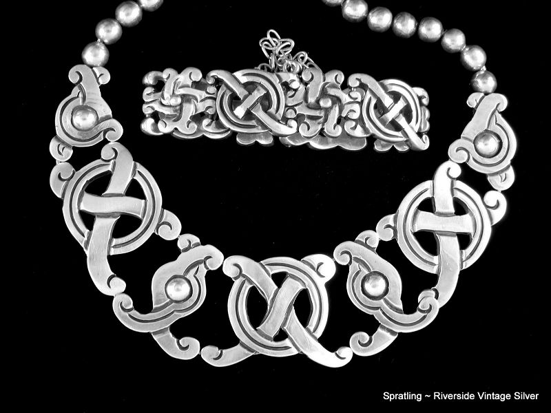 William Spratling Necklace Sterling Silver 1940's