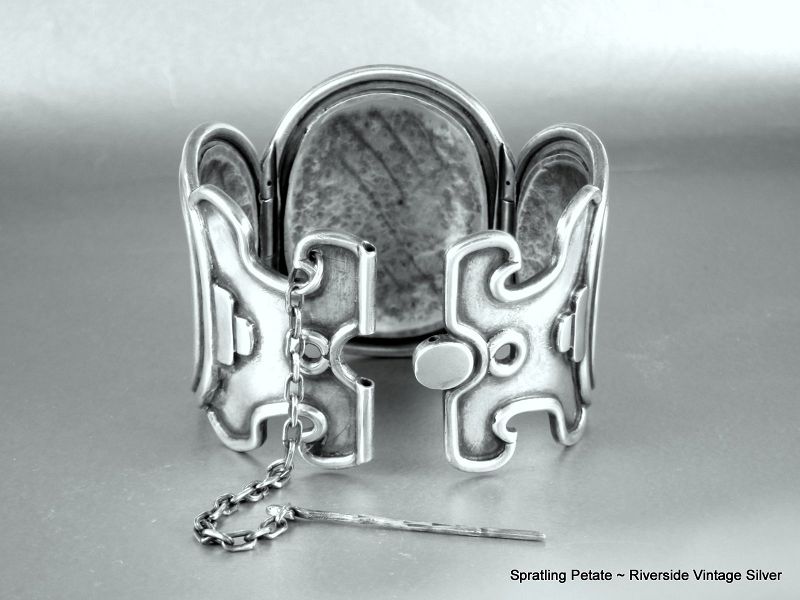William Spratling &quot;Petate&quot; Bracelet Sterling Silver 1940-46