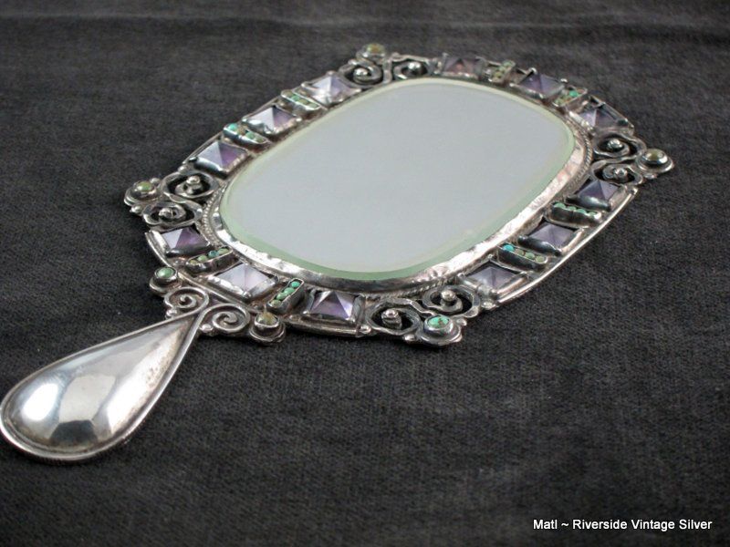 6&quot; MATL Matilde Poulat Jeweled  Mirror