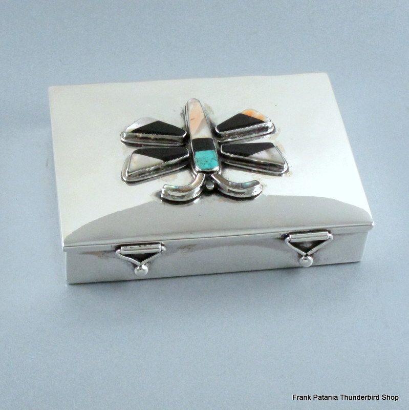 Pantania Thunderbird Shop Box Sterling Silver Zuni Design
