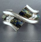 William Spratling Bracelet Modernist Silver & Stone ~ Museum Piece