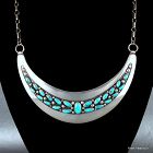 Frank Patania Sr. Turquoise and Sterling Silver Necklace
