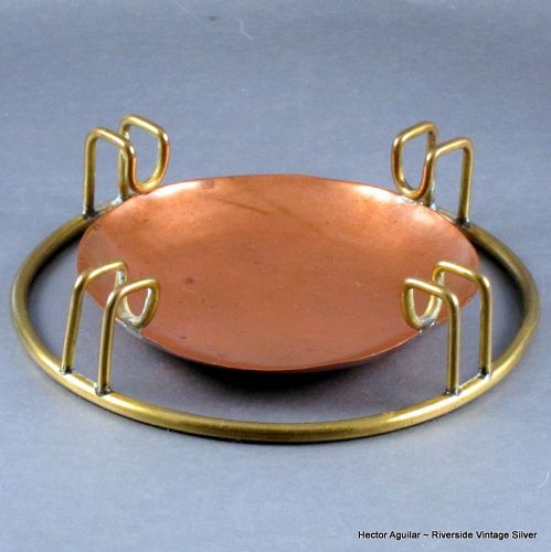 Hector Aguilar Ashtray Copper & Brass 1940