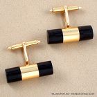 William Spratling 18K Gold & Ebony Cufflinks