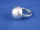 1930 William Spratling Sterling Silver Domed Ball Ring