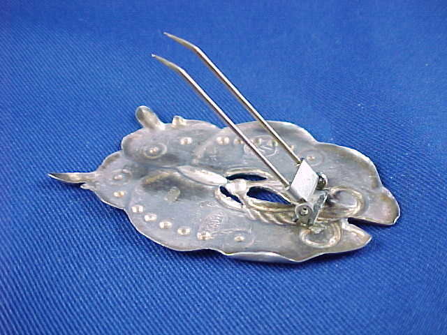 William Spratling Silver &amp; Bronze Butterfly Pin