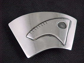 1950 ED WIENER Sterling Silver Buckle