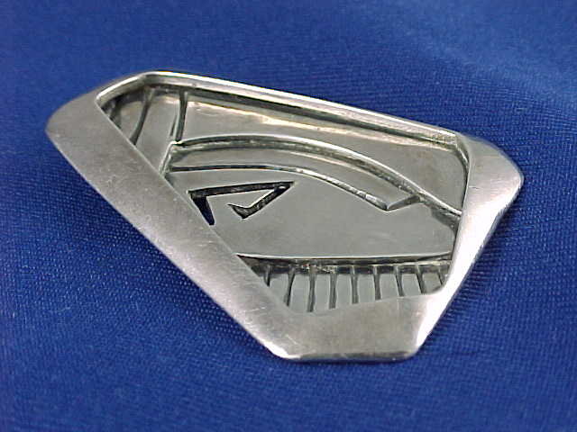Mexican Modernist SALVADOR Teran Sterling Silver Pin
