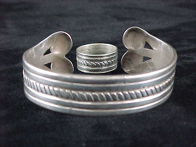 William Spratling Sterling Silver Bracelet &amp; Ring