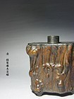 A Nice Tin Caddy of Qing Dynasty