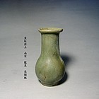 An Excavated Longquan Long-Neck Bottle of S. Song Dy.