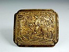 A Gilt Silver Plaque of Ming Dynasty,1368-1644