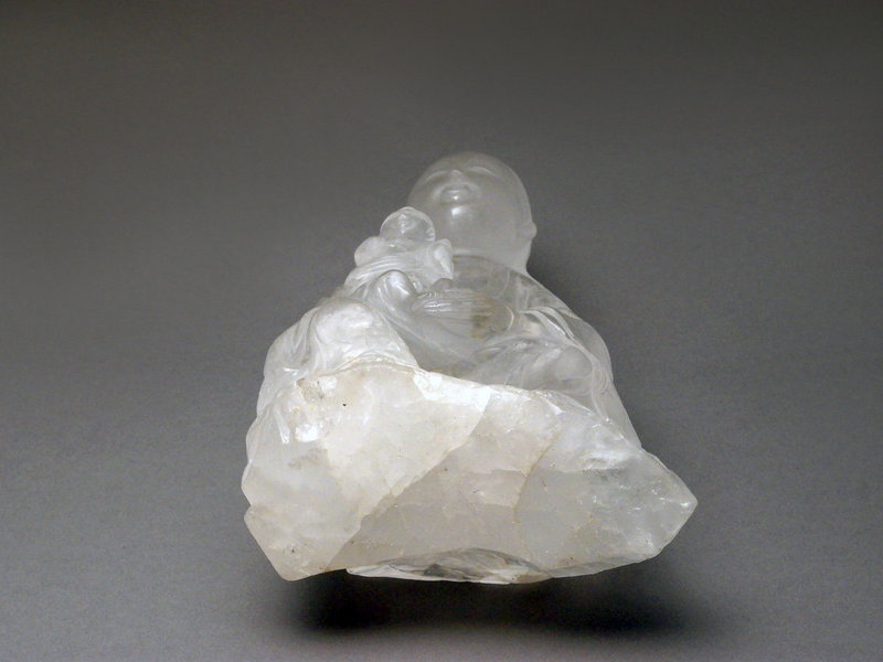 A Rock Crystal Guanyin of Ming Dynasty, 16th Century.