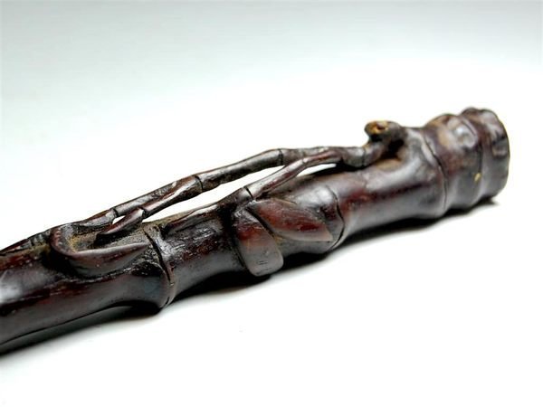 One Beautiful Hardwood Brush Pen of Qing Dynasty.