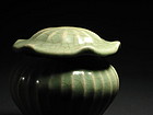 A Longquan Covered Jar of Yuan Dynasty.