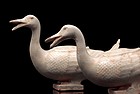 An Interesting Pair of Qingbai Water Fowl of Ming Dy.
