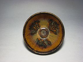 A Jizhou Tortoiseshell-Glazed Bowl of Southern Song Dy.