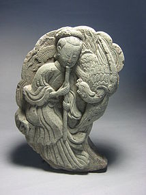 A Stone Carving of Qing Dynasty, 18th Century.