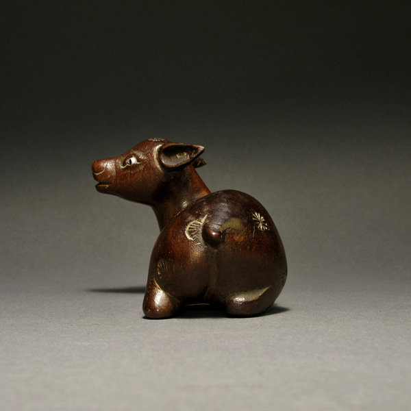 A Wood Deer of Qing Dynasty