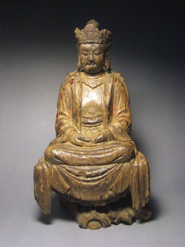 A Decent Wood Bodhisattva of Ming Dynasty