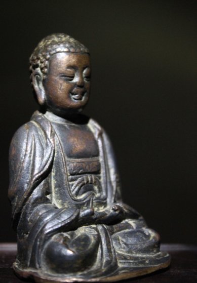 A Fine Bronze Buddha of Ming Dynasty