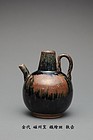 A Decent Cizhou Handled Ewer-Pot of Jin 
Dynasty.