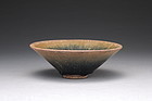 A Very Fine Jianyang Conical Bowl in Hares-Fur Glaze