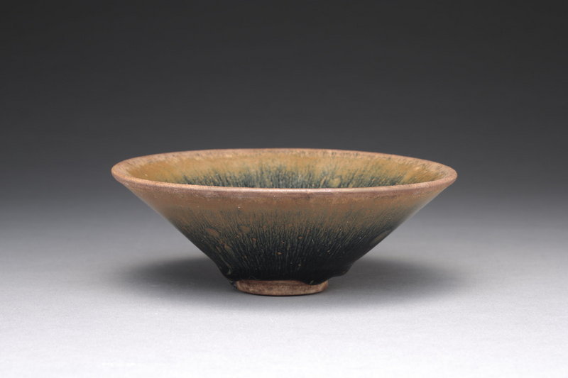 A Very Fine Jianyang Conical Bowl in Hares-Fur Glaze