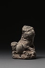 A Stone Lion Weight of Song/Yuan Periods.