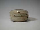 A Unique Celadon-Glazed Box in Iron Spots