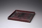 A Rectangular Scholar Tray of Mid Qing Periods.