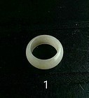 4 Houtien Jade Rings of Qing Dynasty