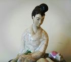 A XI－Wan Ceramic Doll of 19th Century.
