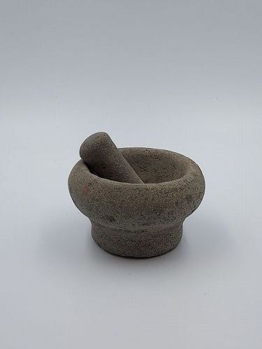 An Old Set of Stone Motar and Pestle of 19th C.