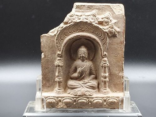 A Rare Brick Sculpture of Northern Wei Dynasty(386-585)