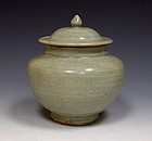 A Celadon Jar of Ming Dynasty