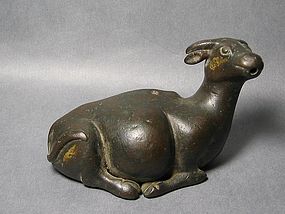 An Archaic Bronze Water Dropper of Ming Dynasty