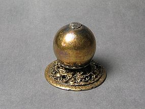 A Beautiful Hat Finial of Qing Dynasty
