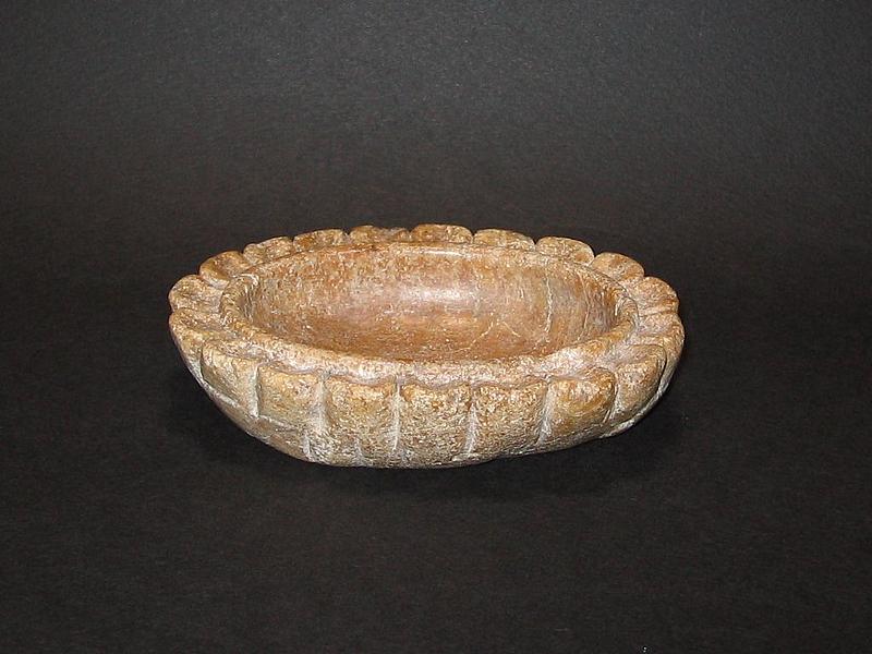 A Beautiful Stone Brush-Washer of Tang Dynasty.