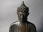 A Bronze Meditation Figure of  Buddha