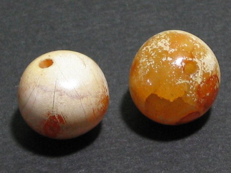 A Pair of Agate Beads of Liao Dynasty(AD907-1125)