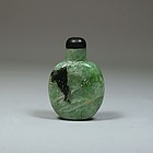 An 18th Century  Jadeite Snuff Bottle from Excavation