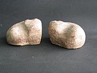 A Pair of Stone Weights of Han Dynasty (206BC-220AD)
