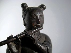 A Nice Bronze Figure of Ming Dynasty(AD1368-1644 )