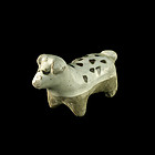 A Cute Cizhou Iron-Spotted Dog of Yuan Dynasty